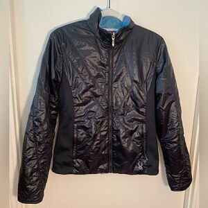 Spider EUC black/multicolored reversible puffy jacket Size 8